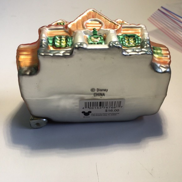 Disney Glass House Ornament With Balloons in Chimney - Picture 6 of 6